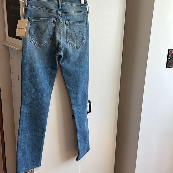 MOTHER  Mid Rize Dazzler Ankle Fray Size 24 NWT - Picture 11 of 16